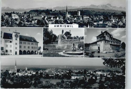 8580 Amriswil Räuchlisberg - Rathaus, Weyerhüsli, Wasserschloss Hagenwil