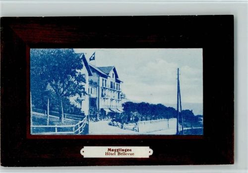 2532 Magglingen Macolin - Hotel Bellevue, Schmuckrahmen, gute Erhaltung AK