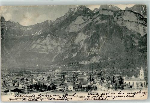 8890 Flums 1903 Gebrauchsspuren