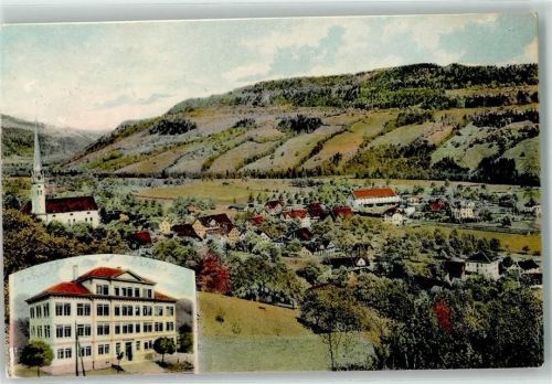 6102 Malters 1905 - Schulhaus Ort lt. Stempel