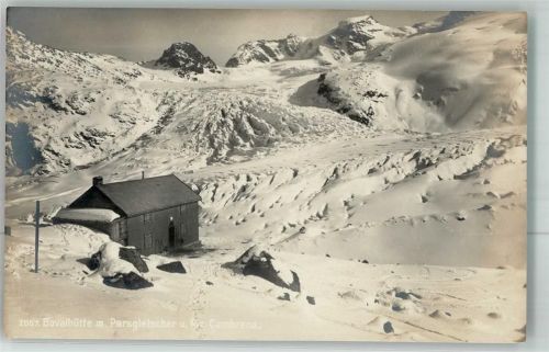 Bovalhütte Winter Persgletscher Piz Cambrena