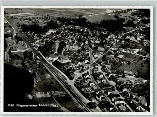 8355 Aadorf 1944 Foto AK Fliegeraufnahme
