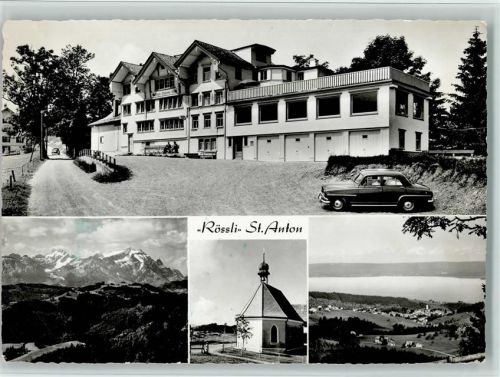 St Anton Oberegg - Gasthaus Pension Rössli Ortsansichten 4-Bildaufnahme