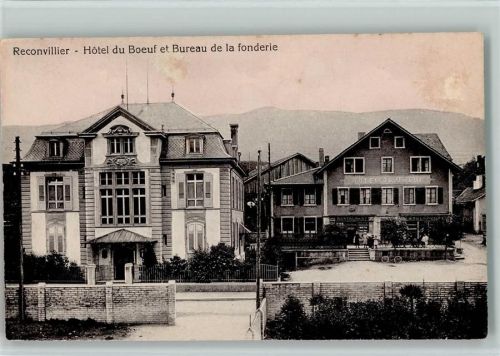 2732 Reconvilier - Hotel du Boeuf et Bureau de la fonderie AK