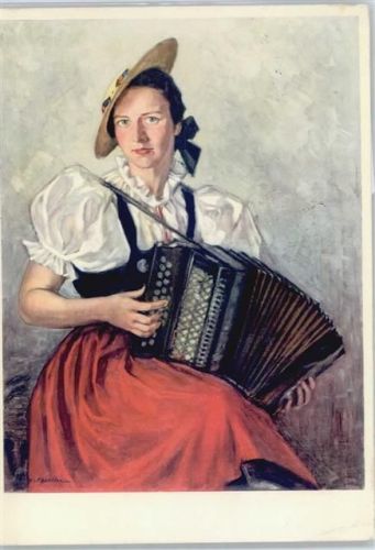 Henri Chatillon , Handorgelspielerin AKU2 Pro Infirmis Schweiz