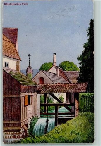 8109 Kloster Fahr Lithographie