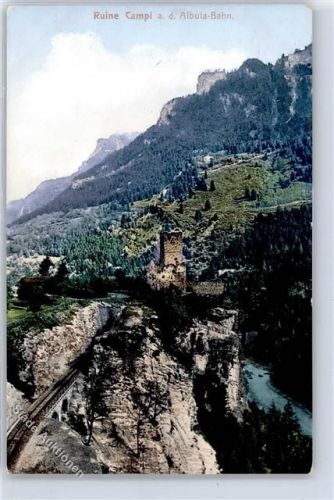 Albula - Ruine Campel, Albula-Bahn