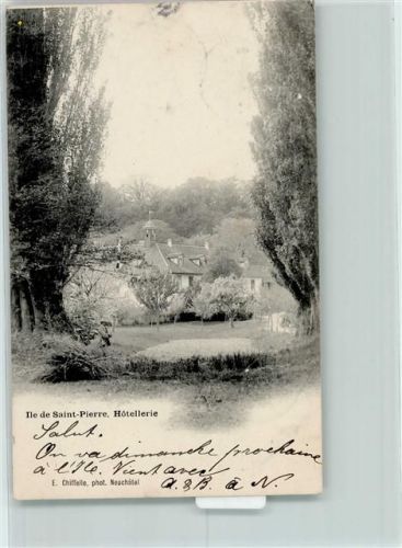 3235 Erlach 1899 - Ile de Saint-Pierre Hotellerie