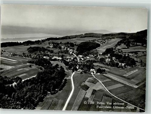 2515 Prêles Foto AK Fliegeraufnahme Feldpost Sch.Kan.Bttr. II/43
