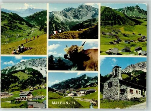 9497 Malbun 1976 - Kirche Hotel