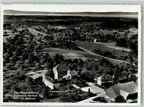 8580 Amriswil Foto AK Fliegeraufnahme Schloss Hagenwil