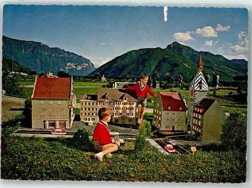 6815 Melide Gebrauchsspuren Swissminiatur Kolinplatz Zug Kinder
