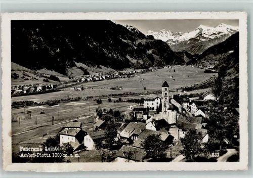 6775 Ambrì - Panorama Quinto Ambri-Piotta Feldpost