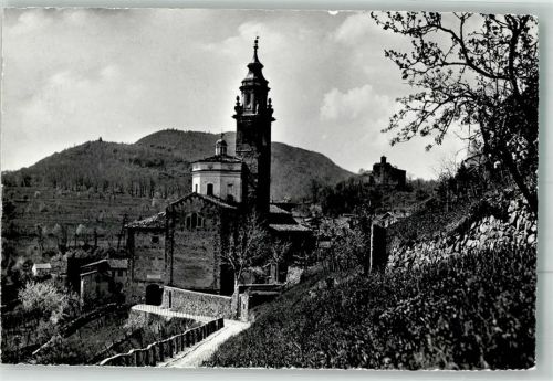 6914 Carona Foto AK Kirche