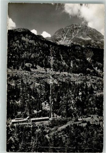 Bel Oiseau Foto AK Wasserkraftwerk de Barberine