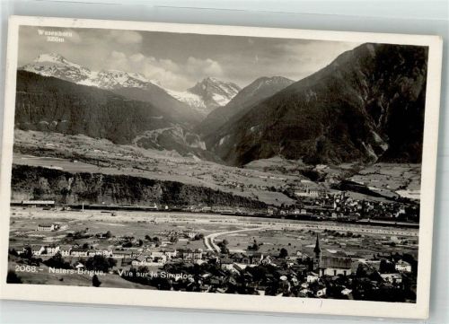 3900 Brig 1937 Foto AK Naters