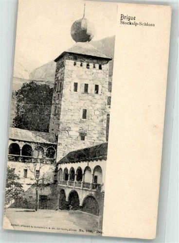 3900 Brig Foto AK Schloss Stockalp