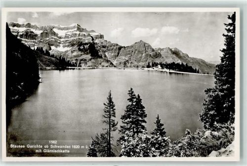 8762 Schwanden GL - Stausee Garichte Glärnischkette
