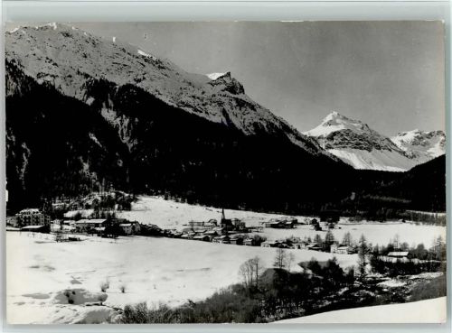7536 Sta. Maria Val Müstair - Gesamtansicht Winteraufnahme