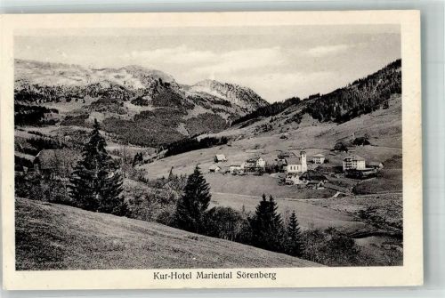 6174 Sörenberg 1928 Foto AK Hotel Mariental