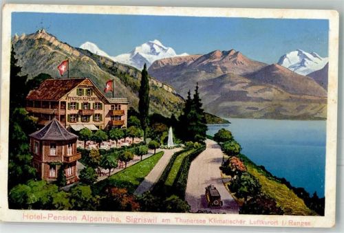3655 Sigriswil 1901 - Pension Hotel Alpenruhe Thunersee