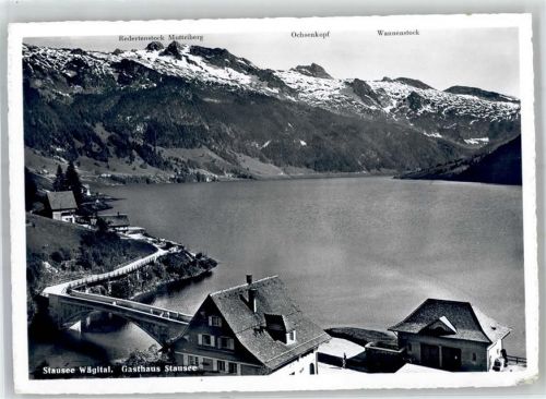 8858 Innerthal Wägital - Gasthaus Stausee Ochsenkopf Wannenstock