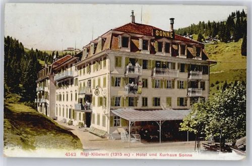 6410 Rigi Klösterli Gebrauchsspuren Hotel, Kurhaus Sonne