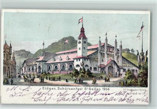 9000 St. Gallen S. Gallo - Festhalle 1904