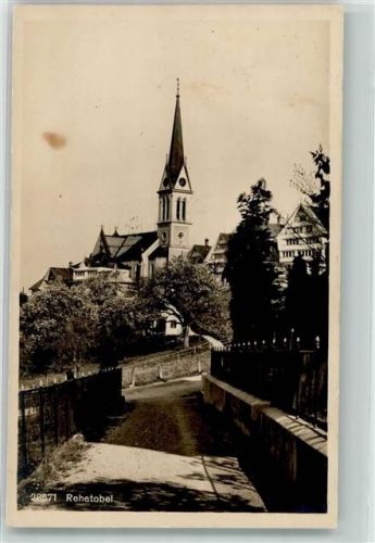 9038 Rehetobel 1922 - Kirche
