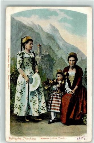 6563 Mesocco - Rätische Trachten