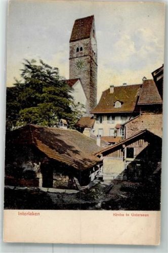 3800 Unterseen Foto AK Kirche