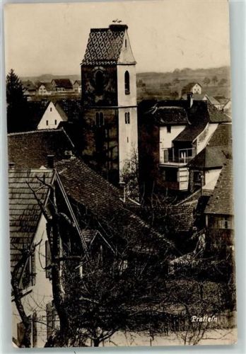 4133 Pratteln - Storchennest auf der Kirche
