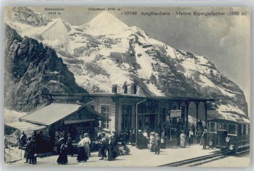 3823 Eigergletscher - Jungfraubahn, Schneehorn, Silberhorn