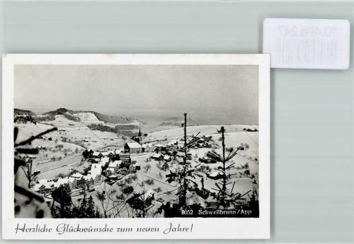 9103 Schwellbrunn FOTO KEINE AK Foto 10cm x 7cm Fliegeraufnahme reussbühl