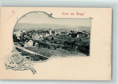 5200 Brugg AG 1899 - Teilansicht, AK