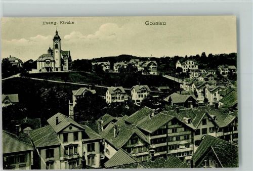 9200 Gossau SG - Teilansicht Evang. Kirche