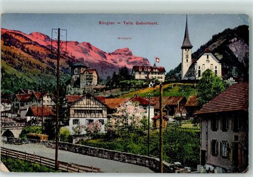 6463 Bürglen UR Gebrauchsspuren Tells Geburtsort Windgälle