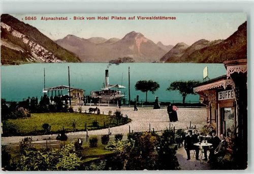 6053 Alpnachstad 1912 - Dampfschiff auf dem Vierwaldstättersee