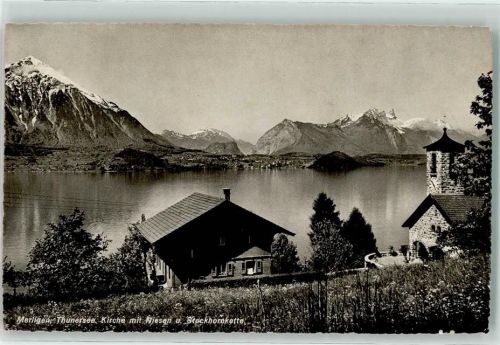 3658 Merligen - Kirche Niesen