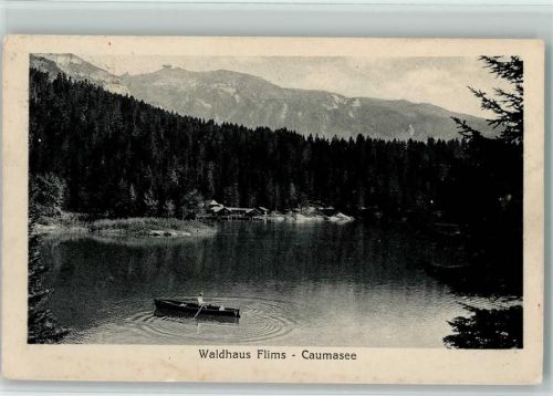 7018 Flims Waldhaus - Caumasee Ruderboot