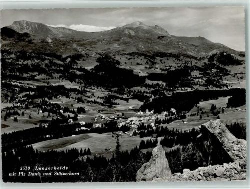 7078 Lenzerheide/Lai - Gesamtansicht mit Piz Danis und Stätzerhorn