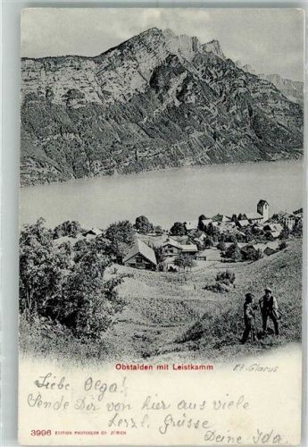 8758 Obstalden 1908 Foto AK
