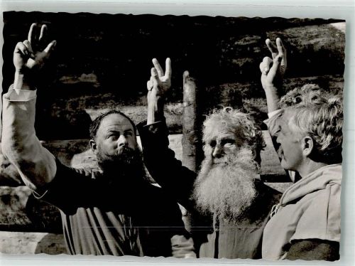 Schwyz Bundesfeier Festspiel Schwur der drei Eidgenossen 1941 Bundesfeier / Pro Patria Schweiz Foto AK