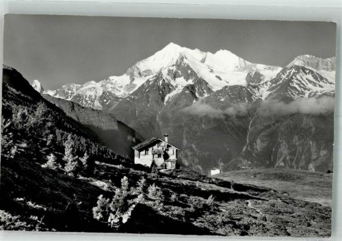 3925 Grächen Foto AK Gasthaus Hannoghüsli