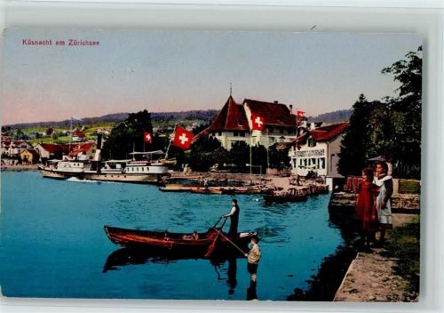 8700 Küsnacht ZH - Zürichsee Boote Fahnen