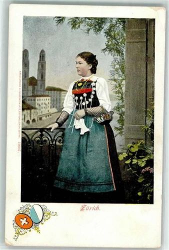 8000 Zürich - Trachtenfrau