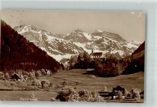6073 Flüeli-Ranft 1922 Foto AK Kirche