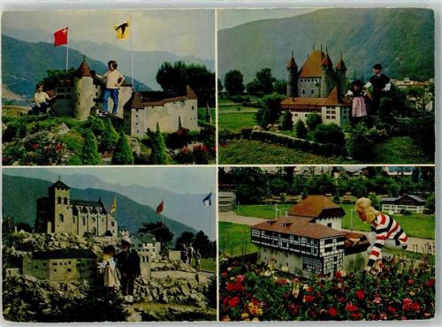 6815 Melide - Swissminiatur Chateau Valère Thun Gruyéres Hagenwil