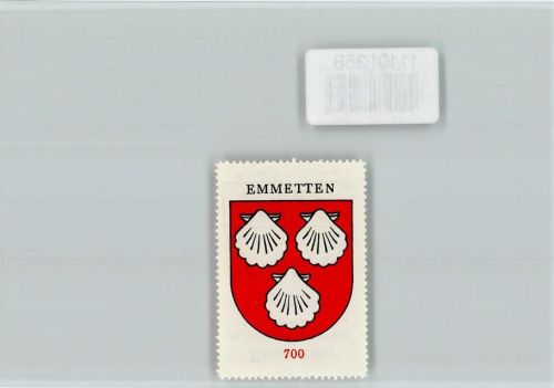 6376 Emmetten - Vignette Wappen Kaffee Hag ca 1920-1940 Emmetten