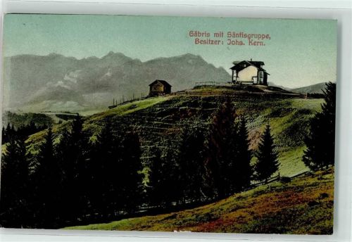 Gäbris 1908 - Säntisgruppe